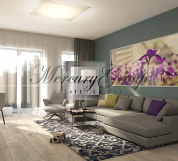 For sale new apartment Nr. 26, House C in the new complex IRIS Shampeteris Apartments, Riga