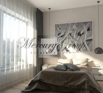 For sale new apartment Nr. 19, House B in the new complex IRIS Shampeteris Apartments, Riga
