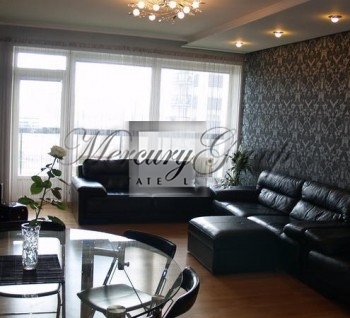An elegant new ready to live in 2 bedroom apartment in new residential apartment building Skanstes Virsotnes...