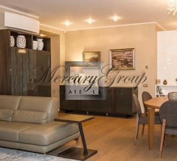 Exclusive apartment in the new project in Mežaparks. The apartment has...