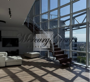 Penthousa īre ar skatu pilsētas centrā