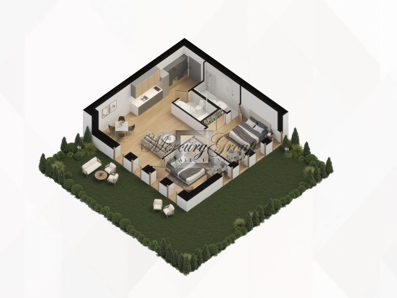 For sale 2-level apartments in the new project 