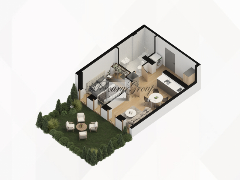 For sale 2-level apartments in the new project 