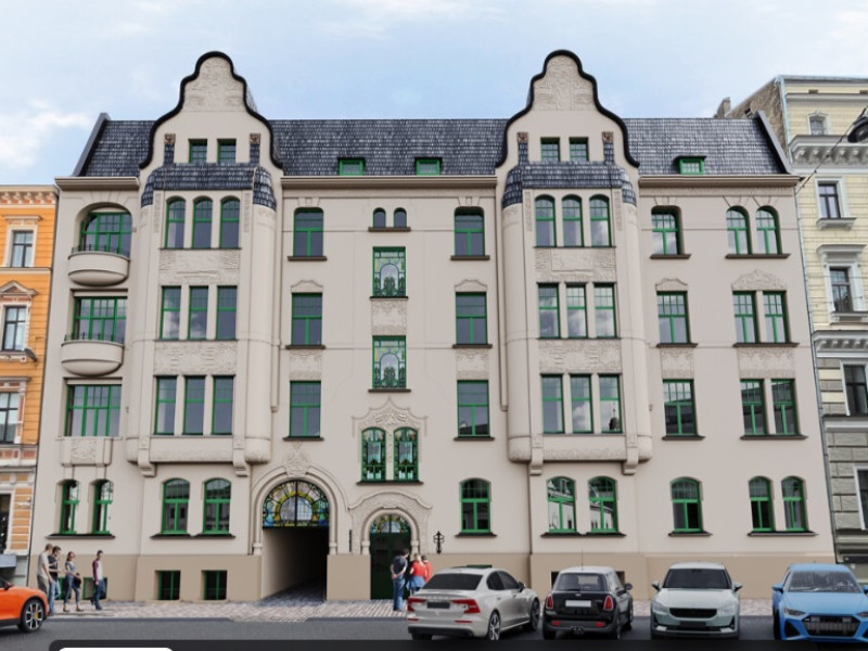 An exquisite Art Nouveau project in the center of Riga. Nr. 1