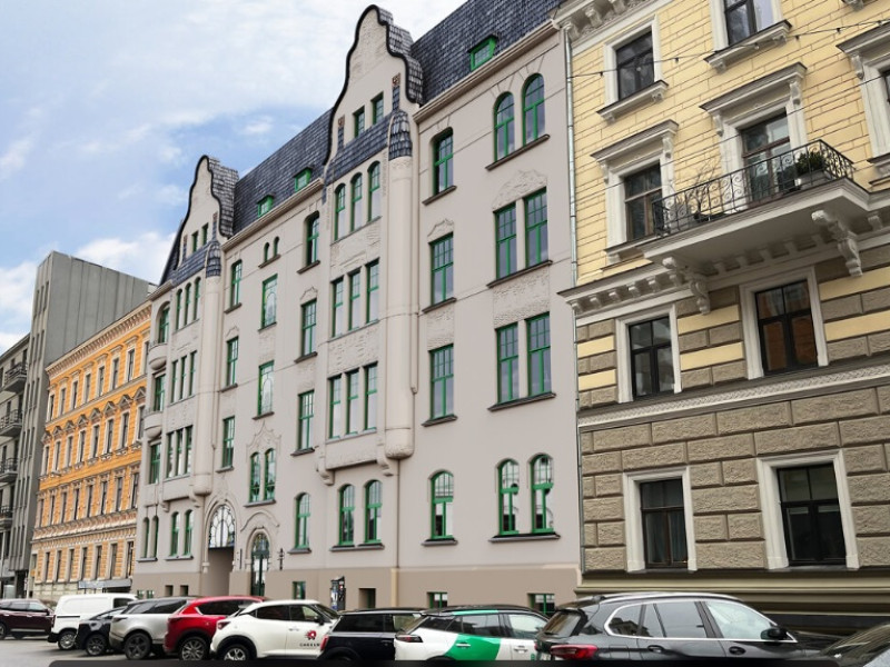 An exquisite Art Nouveau project in the center of Riga. Nr. 2