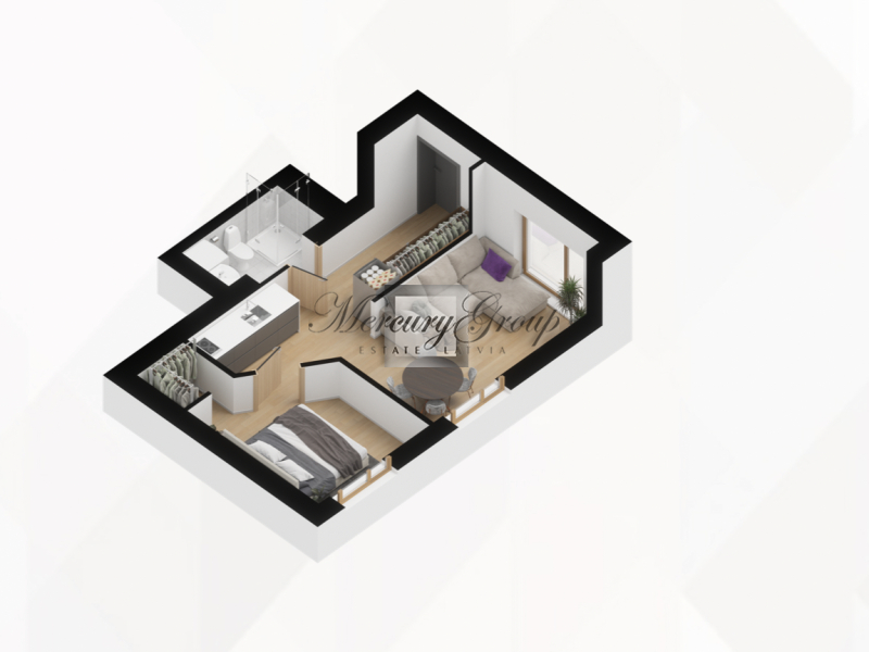 For sale 2-level apartments in the new project 